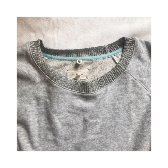 LOU & GREY Sparkle Trim Cozy Crew Neck Pullover - Picture 3 of 6